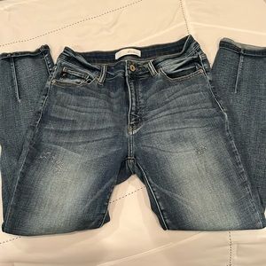 KanCan skinny jeans, destructed/distressed, size 29